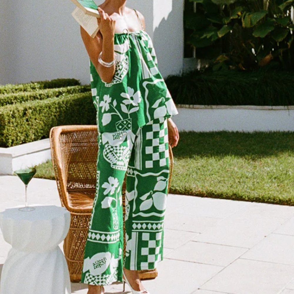 ISO!! Alani Pants & Top - Lemoni Green